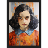 Anne Frank Legacy: Art Frame - Honor Courage and Resilience in Your Space