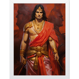Chandragupta Maurya: Expressionist Art Wall Frame