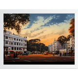 Connaught Place: Surrealist Art Wall Frame