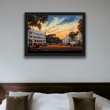 Connaught Place: Surrealist Art Wall Frame