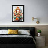 Divine Ganesha Wall Art Frame