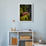 Shimla Toy Train Wall Frame - Captivate Your Space with Mountain Magic