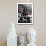 Transcendence - Lord Shiva Meditation Wall Art Frame
