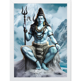 Mystic Meditation - Shiva at Kailash Wall Art Frame
