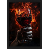 The Beauty of Wine Wall Frame