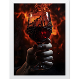 The Beauty of Wine Wall Frame
