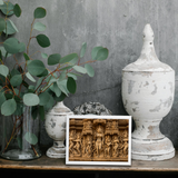 Exquisite Ajanta Cave Sculpture Wall Photo Frame